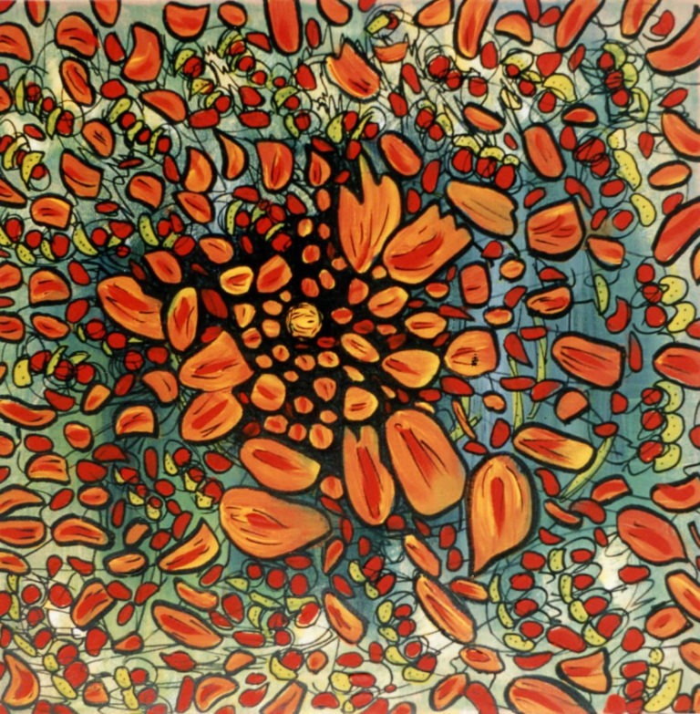Back Pain — Painting by Peter Cosgrave