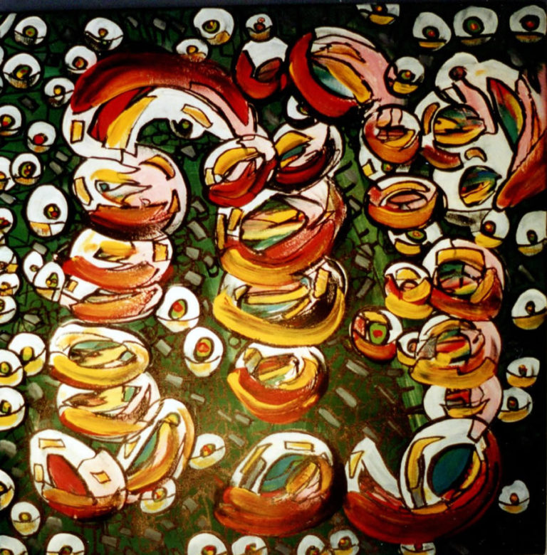 Burgers — Painting by Peter Cosgrave
