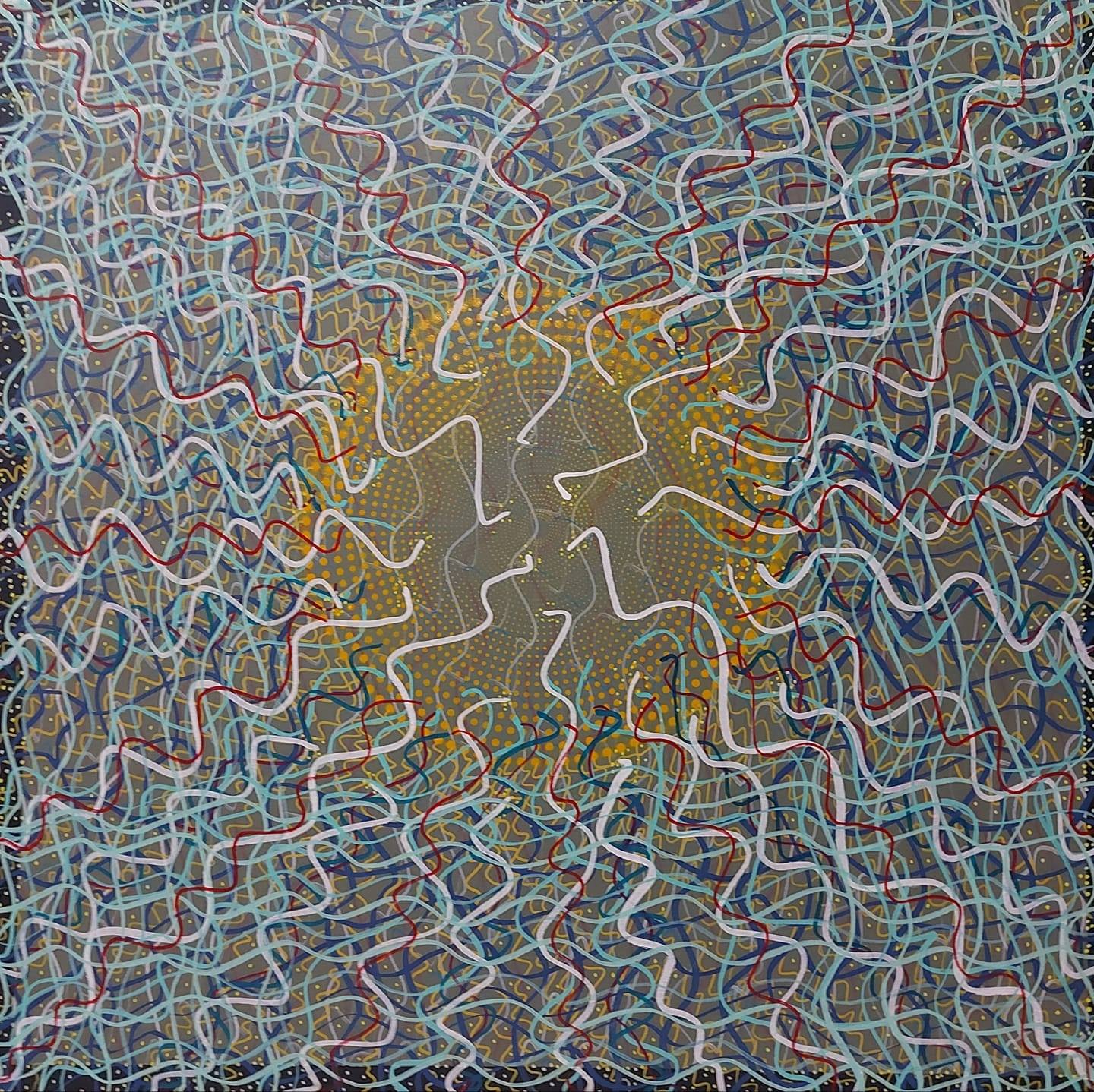 Frequencies 528 Hz — Painting by Peter Cosgrave