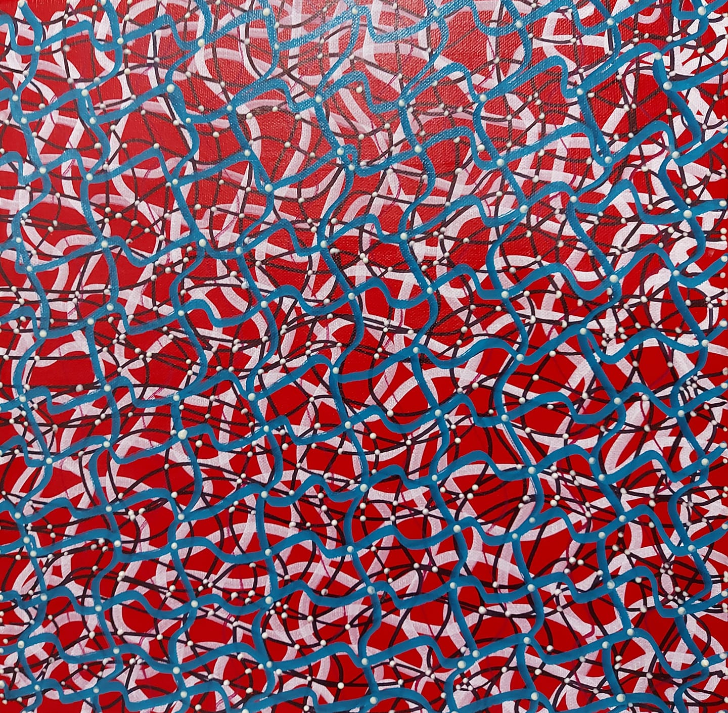 Frequencies and Red Noise — Painting by Peter Cosgrave