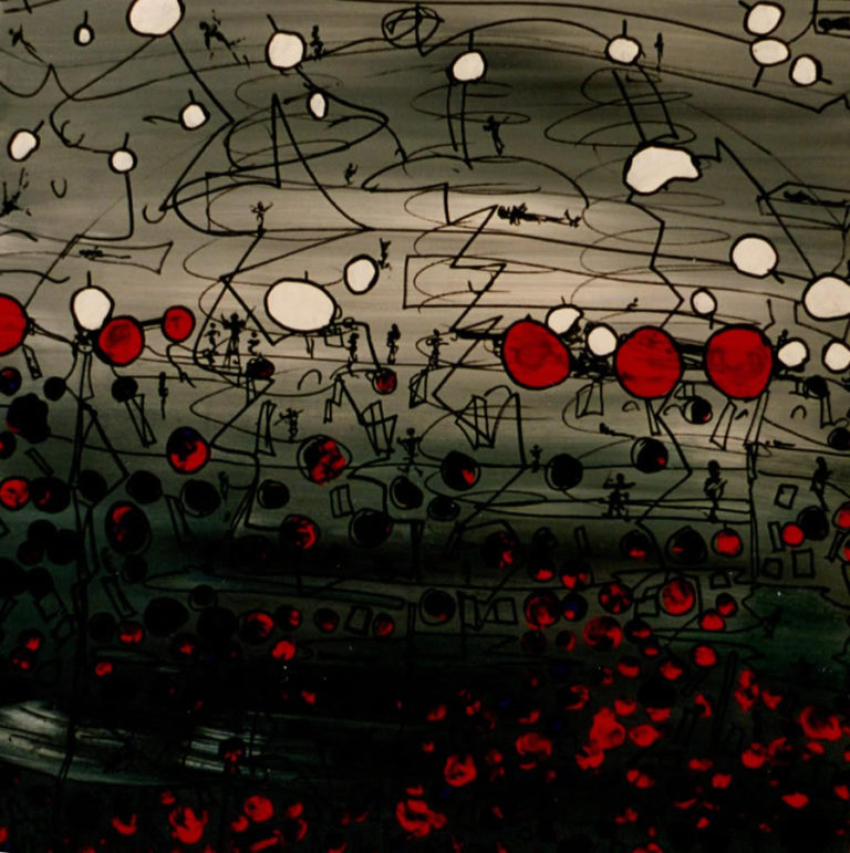 Guns & Ammo — Painting by Peter Cosgrave