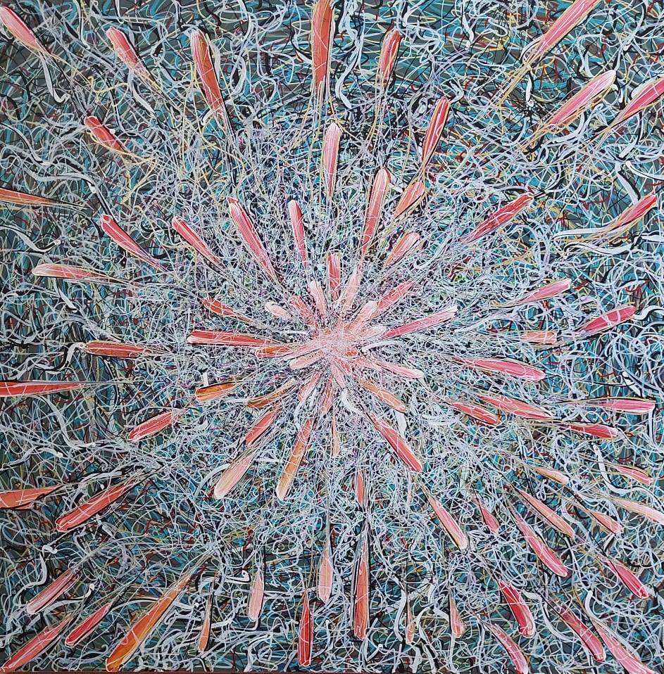 Scatter — Painting by Peter Cosgrave