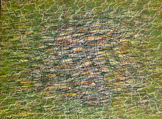 THE GREEN SAWFISH — Painting by Peter Cosgrave
