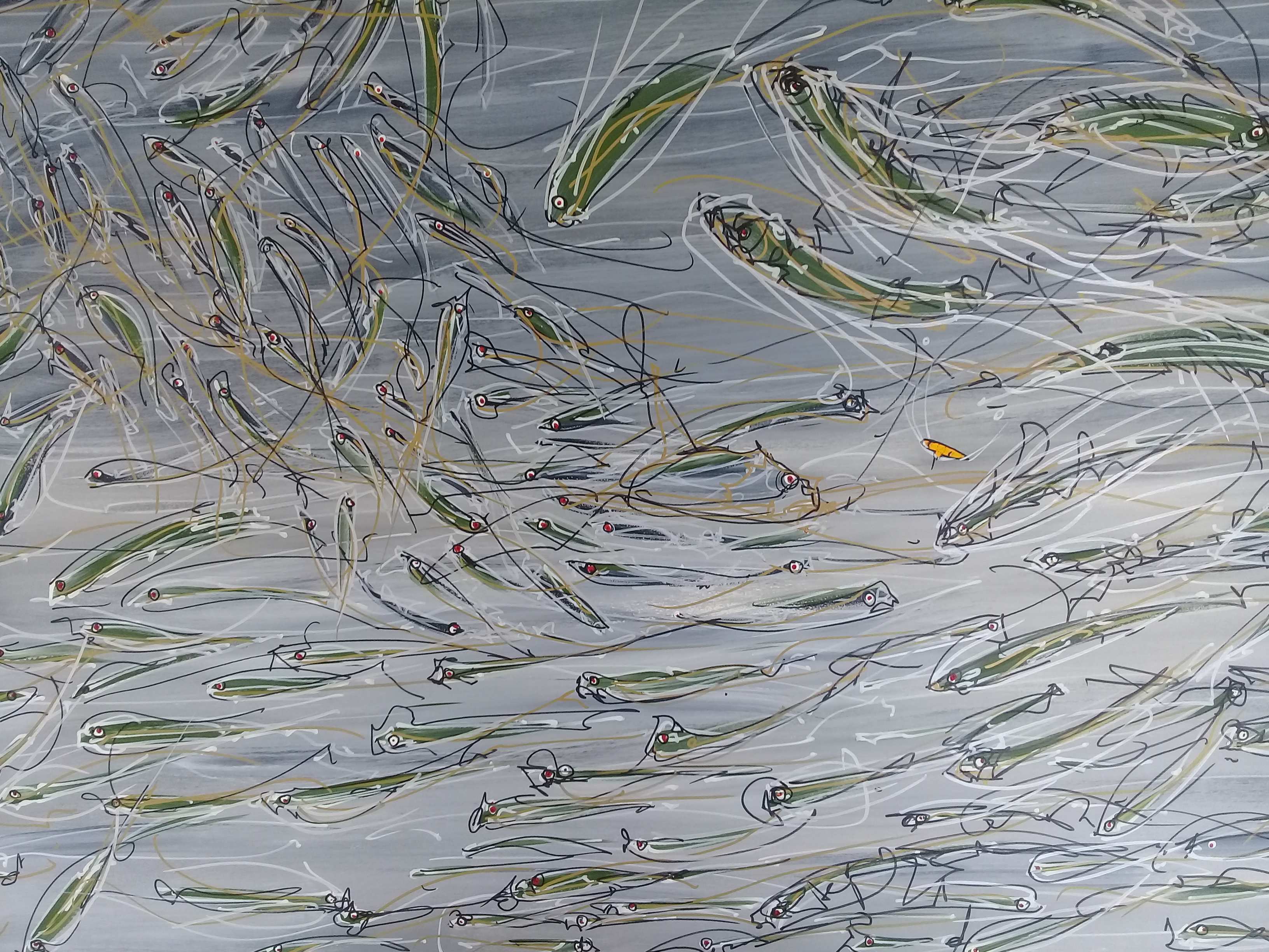 The Yellow Sub — Painting by Peter Cosgrave