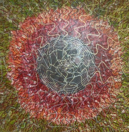 Time & Frequencies — Painting by Peter Cosgrave